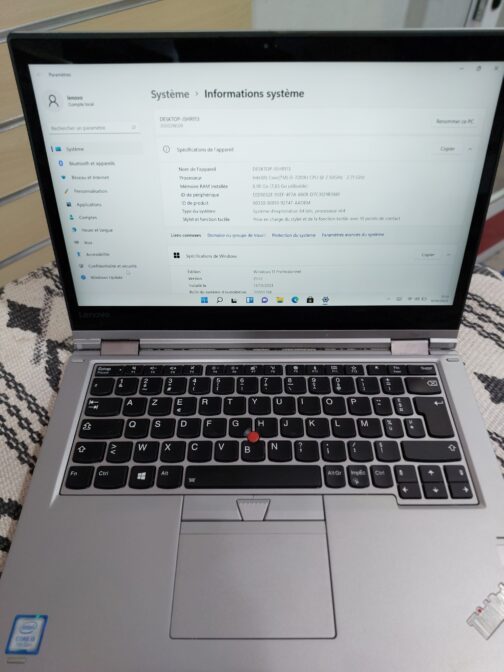 Lenovo ThinkPad x380 yoga i5-7650U/8GB/256GB SSD Tactile 360° – Image 5